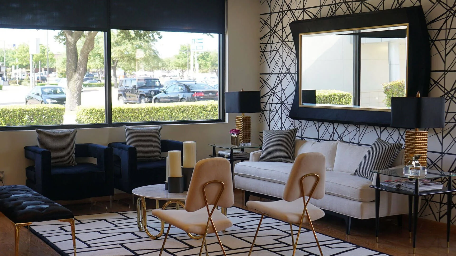 MINT dentistry lounge interior designed like a luxury spa