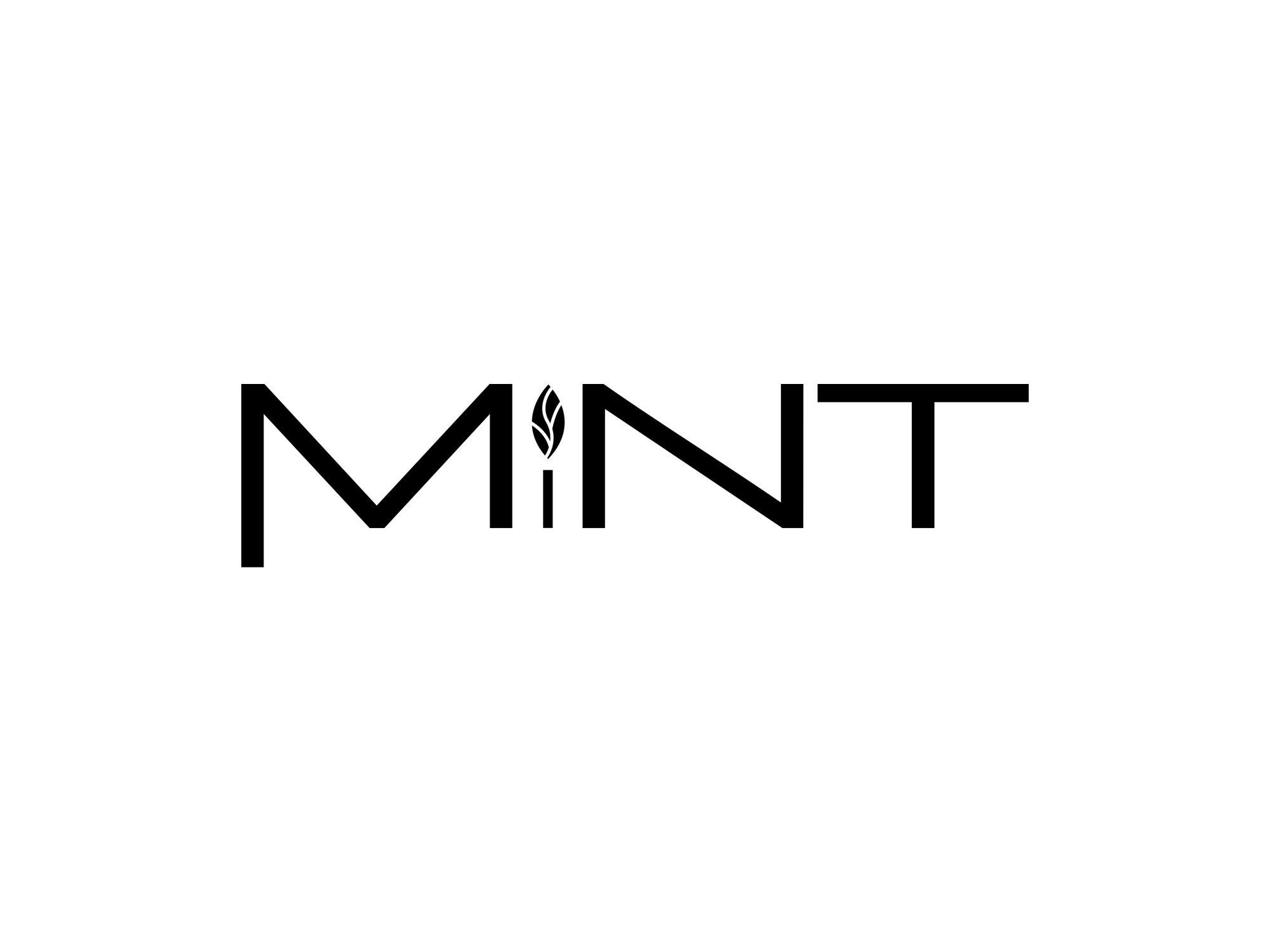 MINT wordmark on a light plate